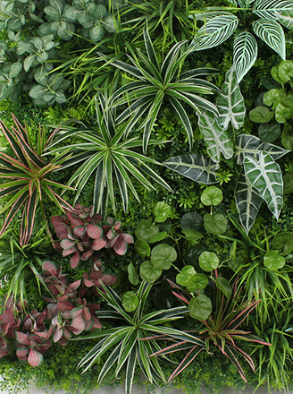 Muro verde artificial personalizado