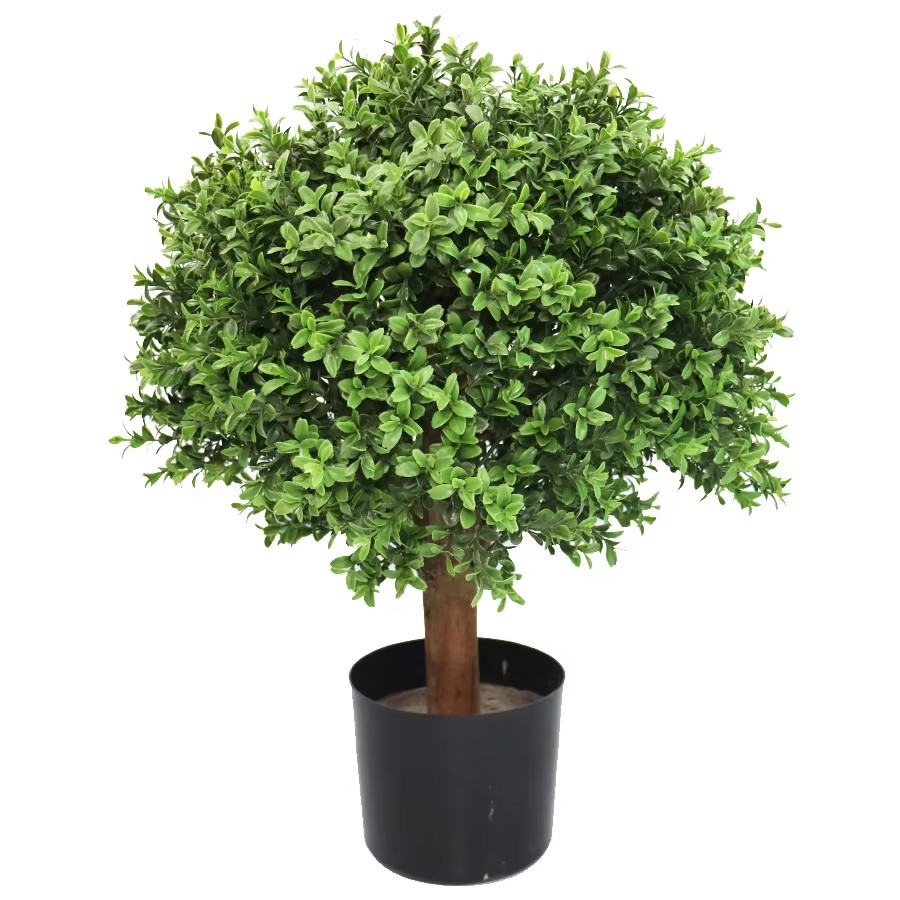 artificial boxwood topiary tree
