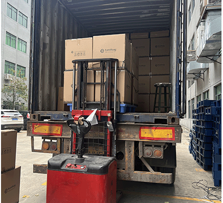 Load the container