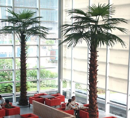 Palmera artificial grande de 3 a 10 metros de altura