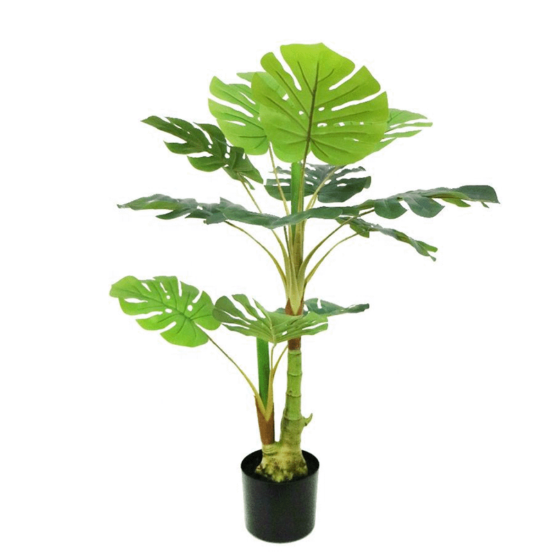 artificial monstera tree