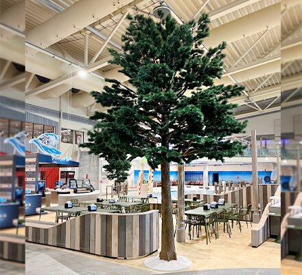 artificial big pine tree for garden