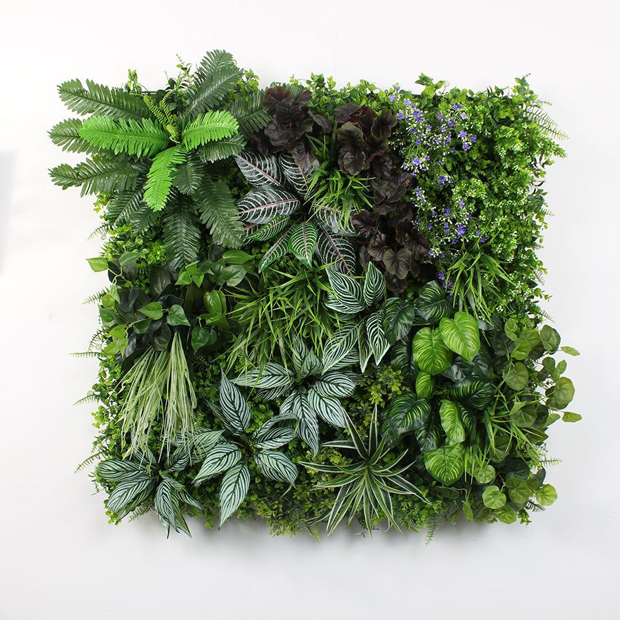 indoor faux plant wall