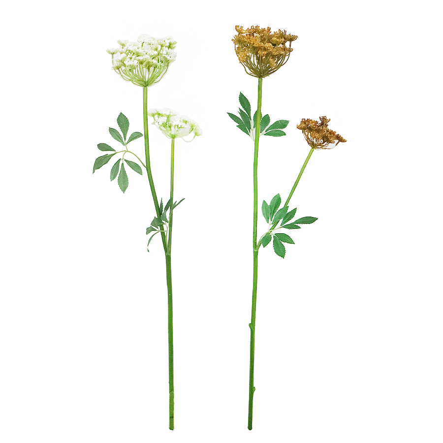 artificial lace flower stem artificial lace flower stem