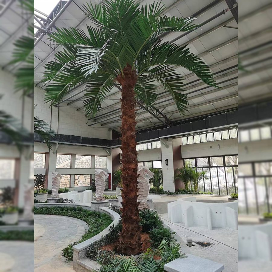 tropical artificial palm tree