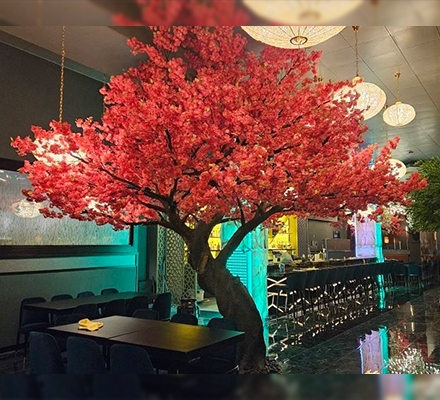 ¿Por qué los hoteles utilizan cada vez más plantas artificiales en el diseño de interiores?