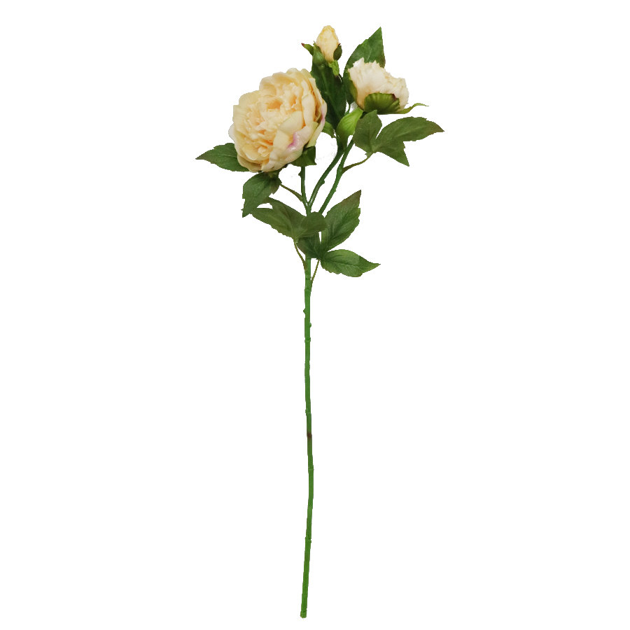 faux peony stems