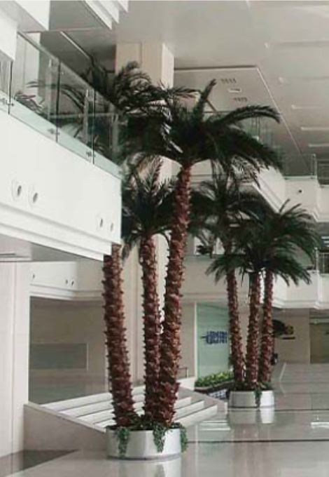 Diseño de un refugio termal inmersivo con paisajismo de plantas artificiales