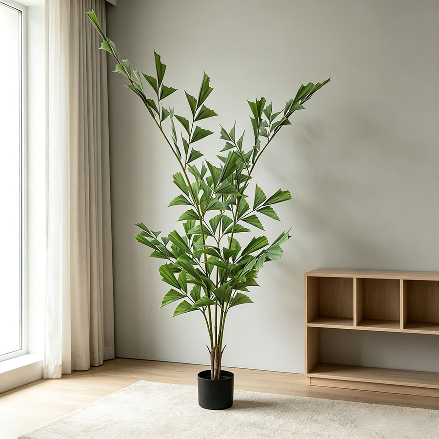 artificial fishtail palm tree