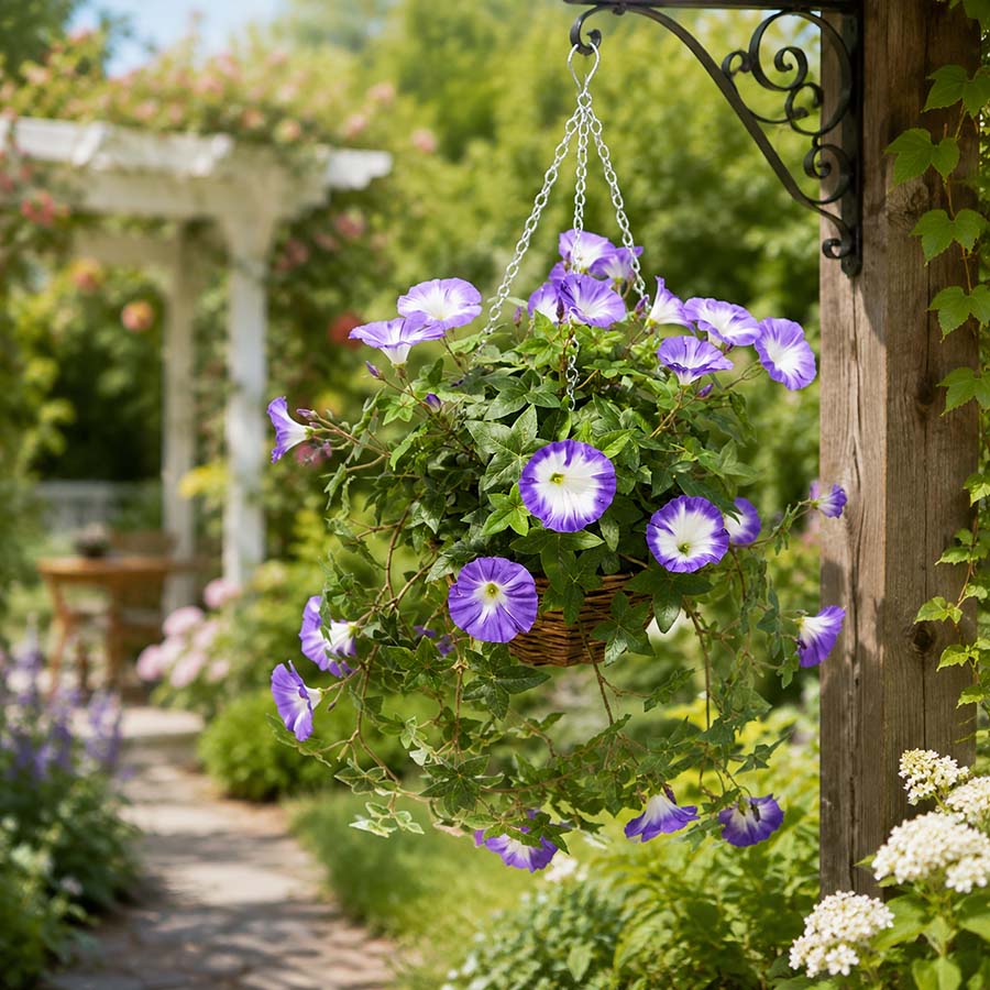 UV hanging flowers